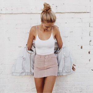 Brandy Melville Mini corduroy skirt